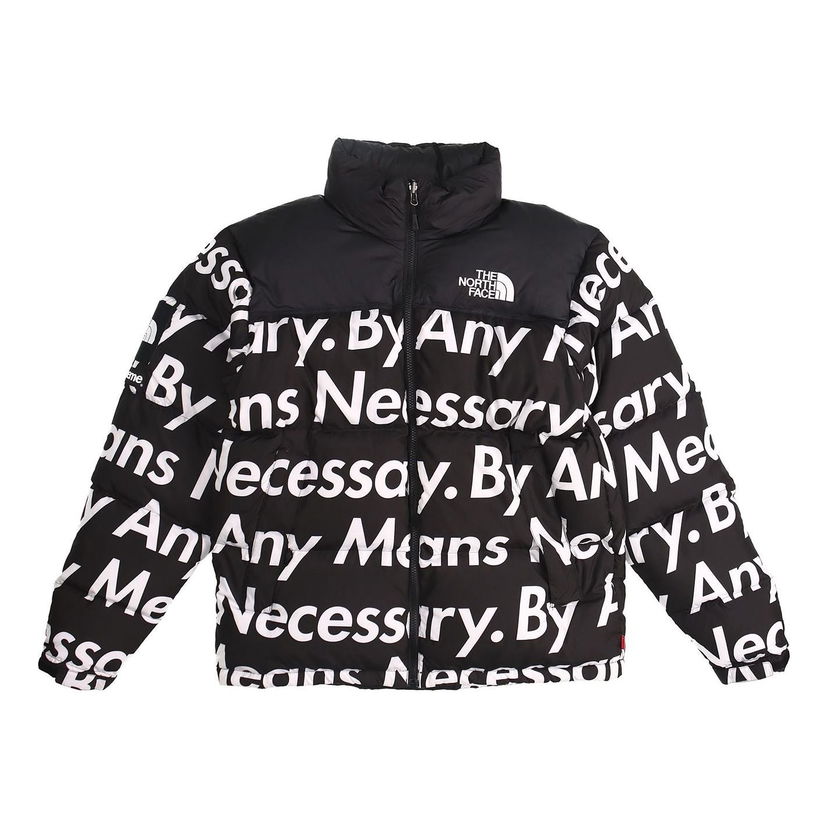 Puhovka Supreme FW15 The North Face By Any Means Nuptse Jacket Črna | SUP-FW15-620