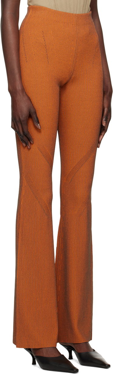 Pajkice Dion Lee Angled Knit Trousers Oranžna | C7154R23, 1