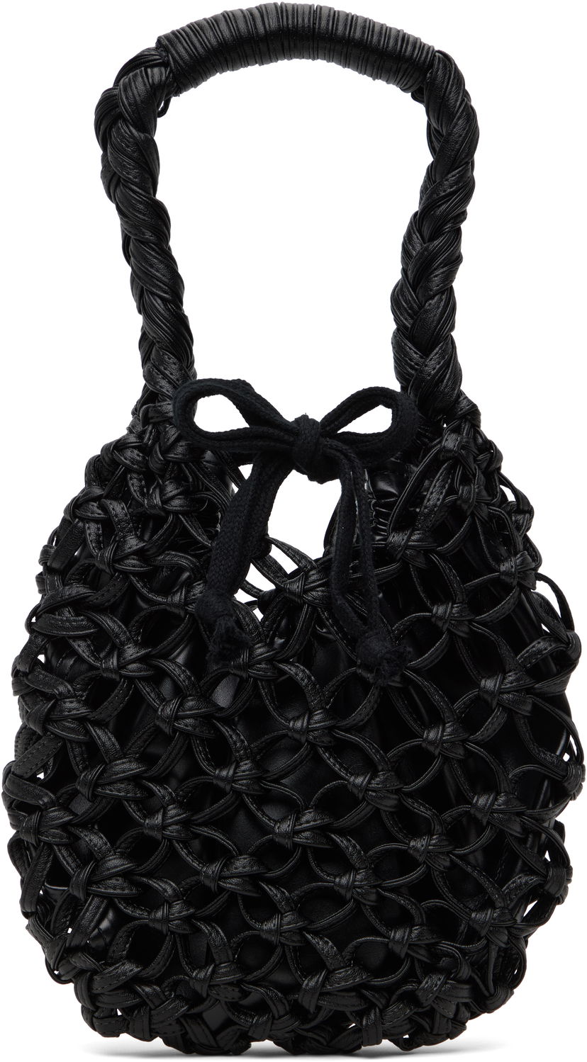 Torbica Junya Watanabe Junya Watanabe Knotted Handbag Črna | JO-K203-051-1