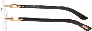 Sončna očala Cartier Rectangular Glasses Črna | CT0453O-001, 2