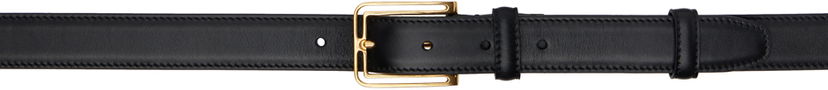 Pasovi The Row Leather Belt With Square Buckle Črna | W1685-L60