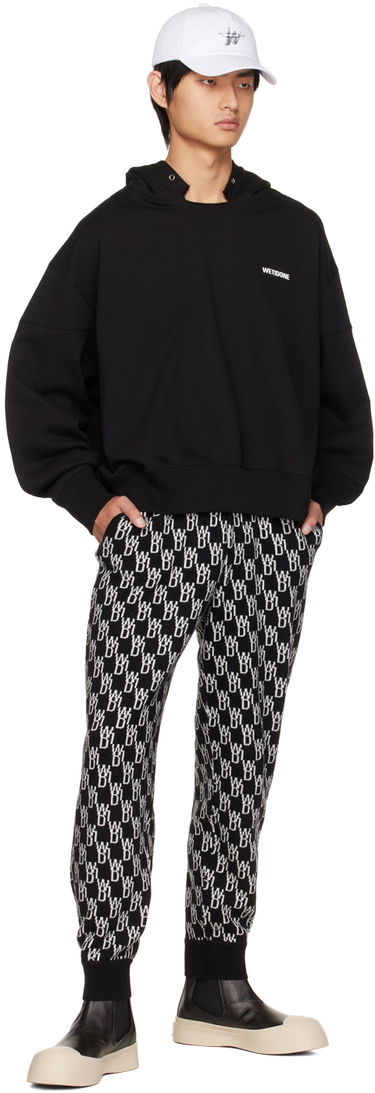 Pulover We11done We11done Signature Hoodie Črna | WD-TH3-22-867-U-BK, 3