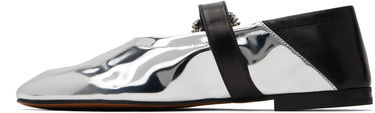 Obleke Wales Bonner Wales Bonner Glide Ballerina Flats Kovinski | WBW43010B, 2