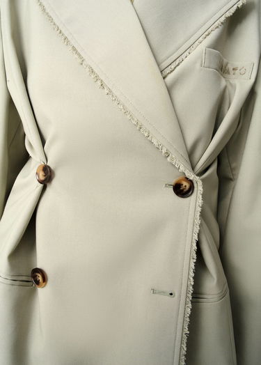 Jakna AXEL ARIGATO Thea Frayed Double-Breasted Blazer Bež | A3305001, 5