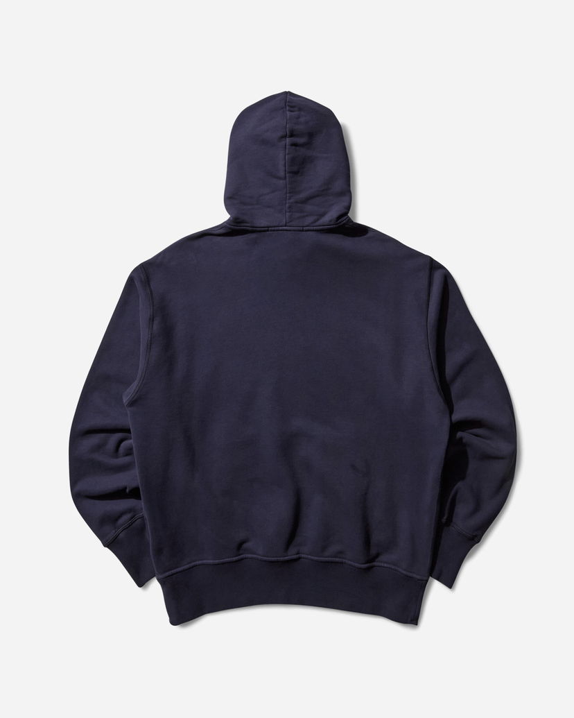 Pulover Stone Island Brushed Organic Cotton Hoodie Mornarica | K2S15-6100027-S0X13 V002A