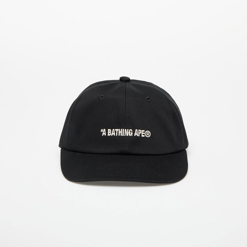 Kapa BAPE A BATHING APE Logo Cap Črna | 001CPK801309M BLK