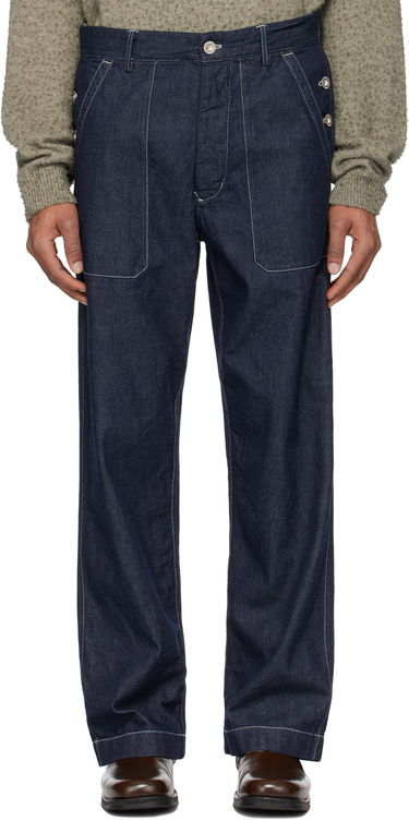 Kavbojke C.P. Company C.P. Company Loose Denim Jeans Modra | 18CMPA157A-110295W, 0