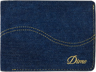 Denarnica Dime Cursive Bifold Denim Wallet Mornarica | DIMEHO2431IND, 0