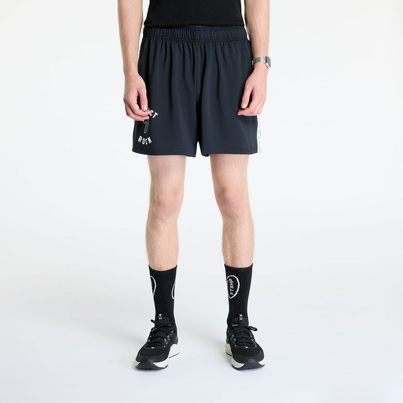 Kratke hlače Under Armour Project Rock Mesh Short BOH Black/ White Črna | 1386889-001