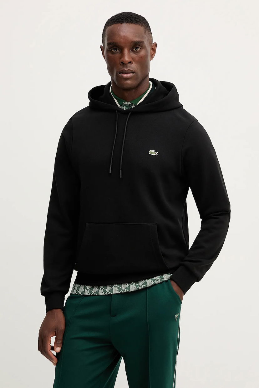 Pulover Lacoste Lacoste Men's Hoodie Črna | SH9839