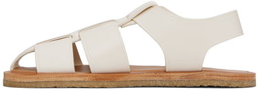 Kopalke The Row The Row Fisherman Sandals Bela | F1343-N60, 2