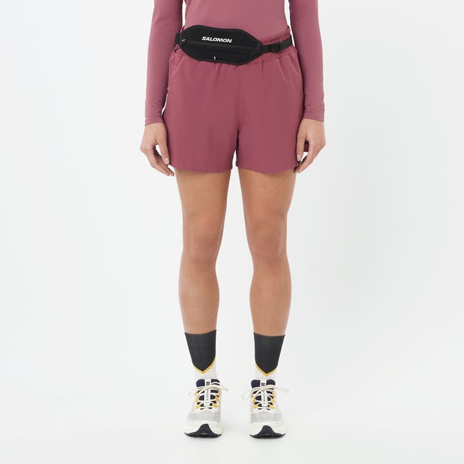 Kratke hlače Salomon Shakeout Core 4" Shorts Bordo | LC2656000, 0
