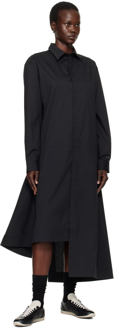 Obleke Y-3 Y-3 Shirt Midi Dress Črna | JV5840, 3