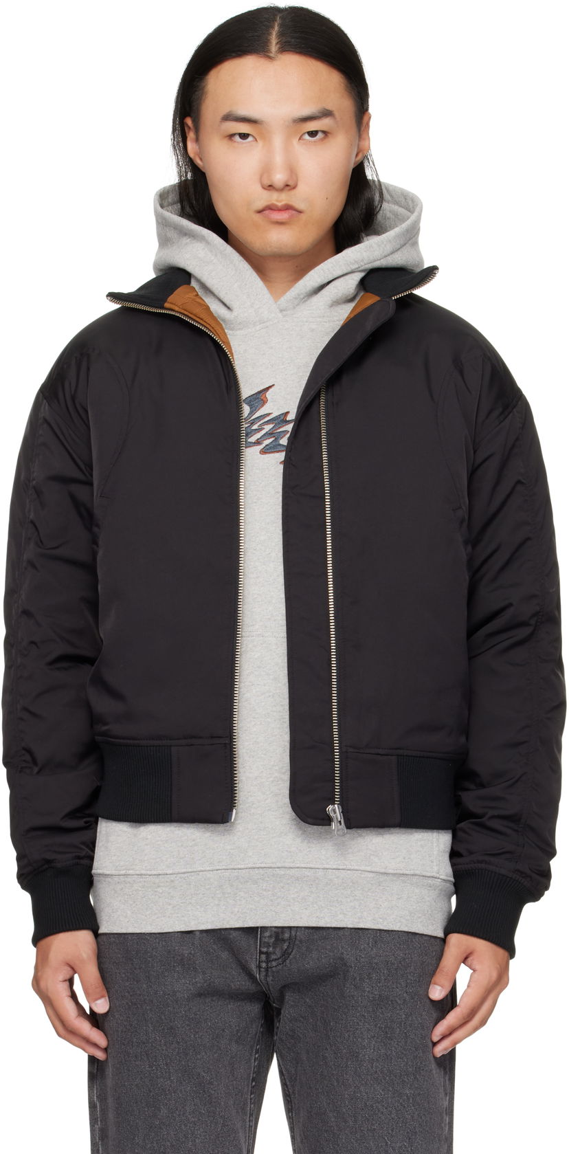 Bomber jakna Dime Dime Insulated Bomber Jacket Črna | DIMEFA251BLK