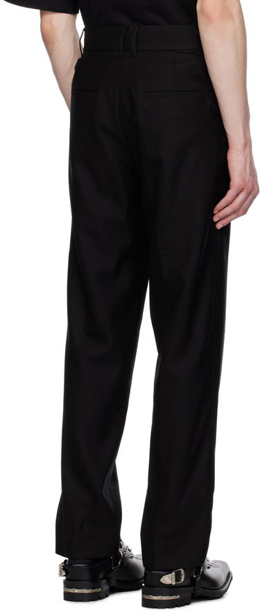 Hlače Feng Chen Wang Feng Chen Wang Paneled Trousers Črna | FUF16TR13B, 2