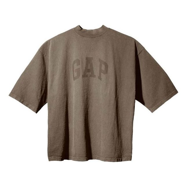 Majica GAP Yeezy Gap Engineered by Balenciaga 3/4 Sleeve Tee Rjava | YEEZY-SS22-011