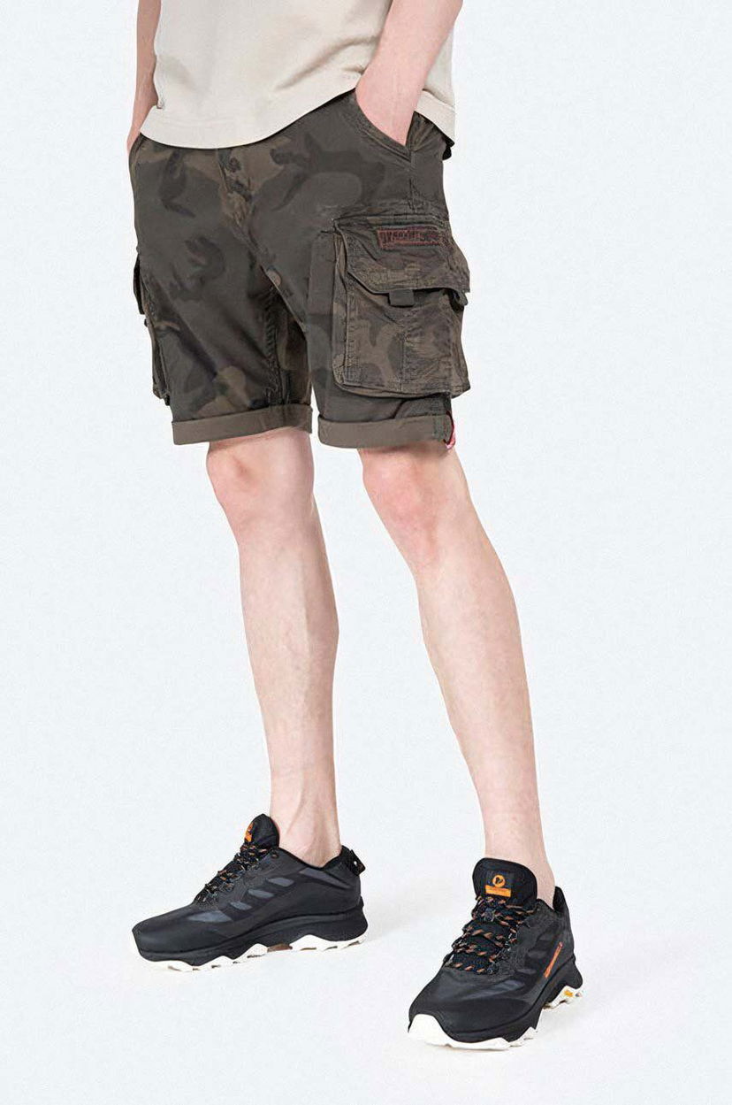 Cargo hlače Alpha Industries Cargo Shorts Zelena | 196201.415
