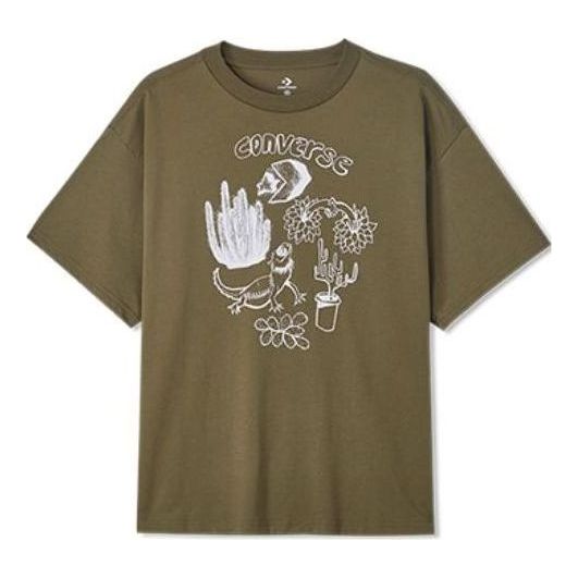 Majica Converse Converse Desert Neighbors Graphic Tee Zelena | 10023791-A02