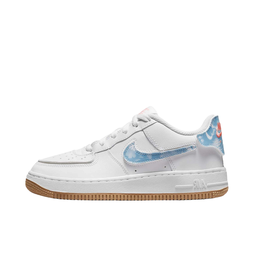 Superge in čevlji Nike Air Force 1/1 Low White Bleached Coral Gum Bela | DM1020-100