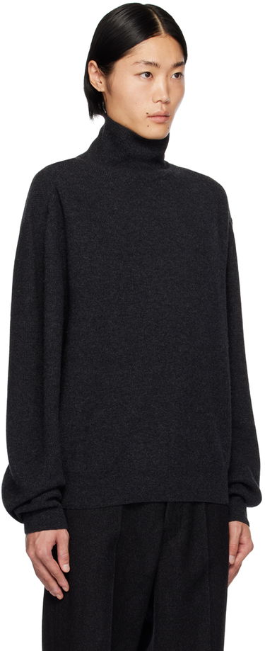 Pleteni pulover LEMAIRE Lemaire Relaxed Turtleneck Sweater Siva | TO1098 LK1014, 1