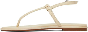 Modni dodatki Aeyde Aeyde Nala Thong Sandals Bež | A11-FS-TTTR08FL48-SS24-100-007, 2
