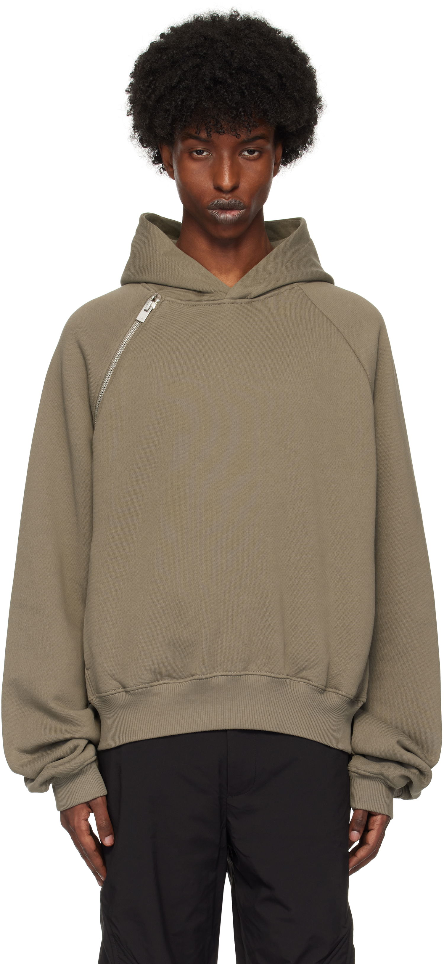 Pulover HELIOT EMIL Sequence Zip Hoodie Zelena | HE_M_08_055_DG23, 0