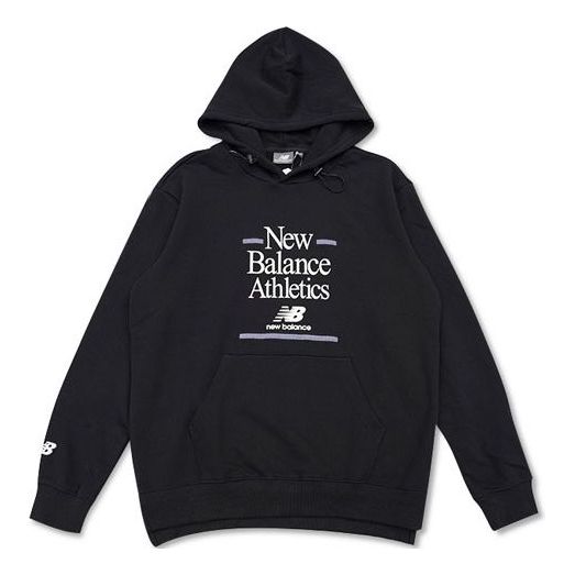 Pulover New Balance Athletics Hoodie Črna | NC933041-BK