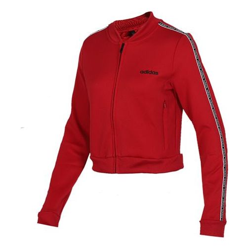 Bomber jakna adidas Originals C90 Track Side Logo Jacket Rdeča | EJ9670