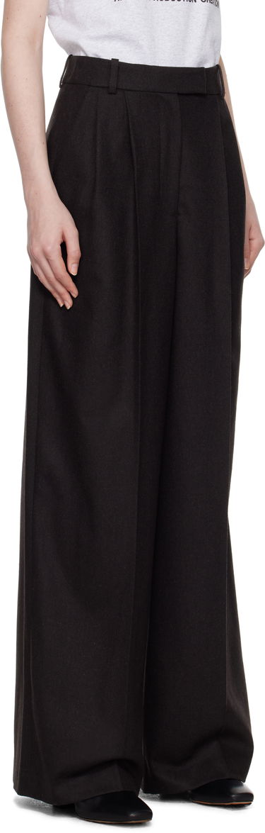 Hlače A.P.C. Anastasia Barbieri Edition Valesca Wide Leg Trousers Črna | WOARX-F08481, 1
