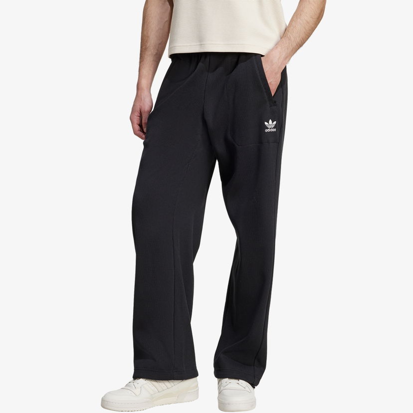 Trenirka adidas Originals Essentials Waffle Pants Črna | JW0975