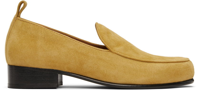 Nega čevljev BY FAR BY FAR Alfred Suede Loafers Rumena | MWFFC023KL007BR052PL