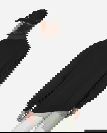 Pleteni pulover Dime Terry Rugby Crewneck Črna | DIMESU238BLK, 2