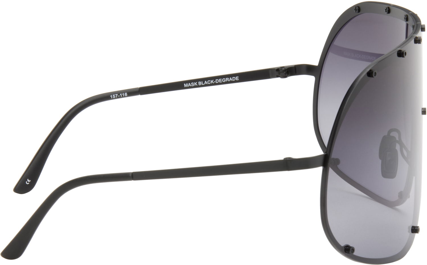 Sončna očala Rick Owens Black Shield Siva | RG0000006 GBLKDE, 1