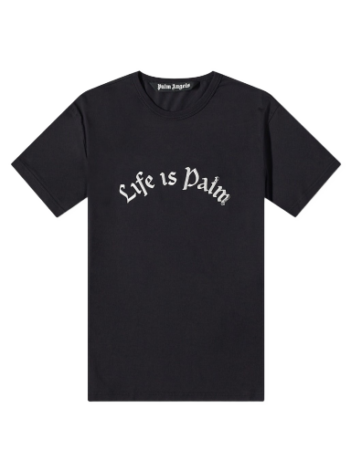 Majica Palm Angels Life Is Palm Tee Črna | PMAA076F22JER0011001