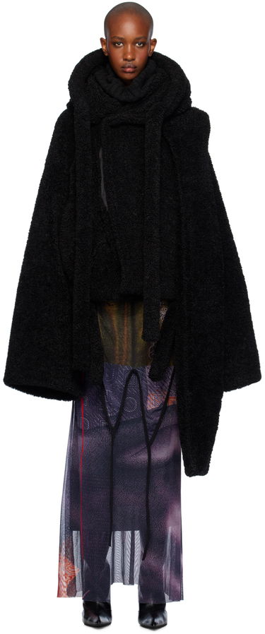 Plašči Ottolinger Ottolinger Wrap Teddy Short Jacket Črna | 1230703921, 0