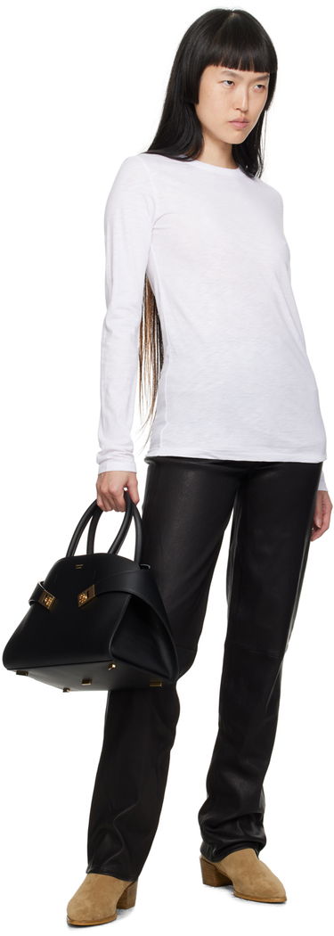 Majica rag & bone 'The Slub' Long Sleeve T-shirt Bela | W275C51CH, 3