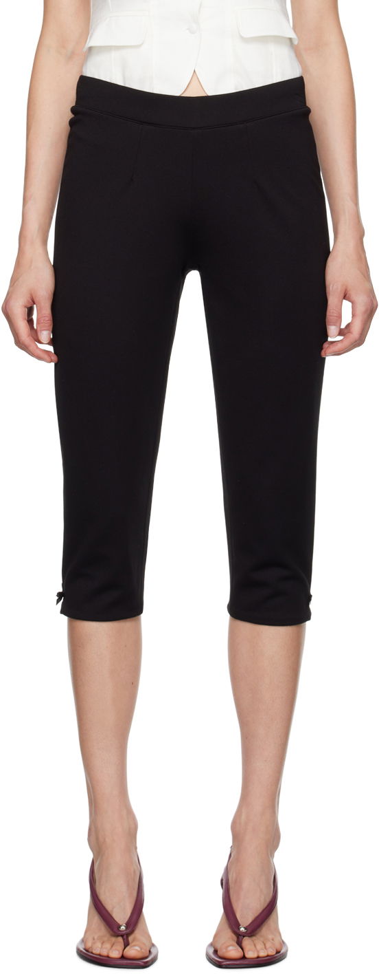 Pajkice GUIZIO Guizio Caria Capri Leggings Črna | P24201K063