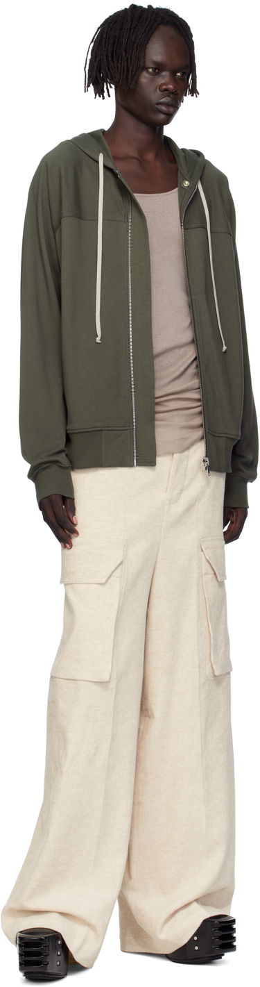 Pulover Rick Owens Rick Owens Concordians Windbreaker Hoodie Zelena | RU02E1241 BA, 3