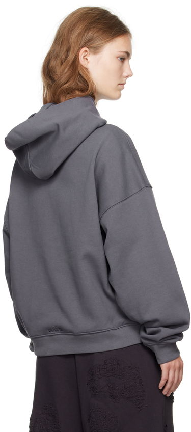 Pulover We11done We11done Monster Fitted Hoodie Siva | WD-TH2-24-831-U-CH, 2