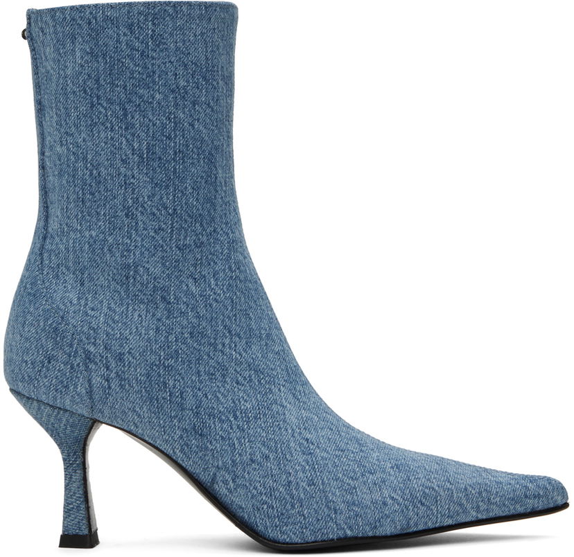 Obleke OUR LEGACY Our Legacy Slim Denim Boots Modra | A2247SVD