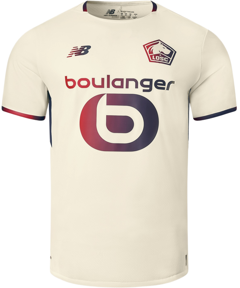 Dres New Balance LOSC Lille Away Jersey 2025/26 Bela | mt230455-awy