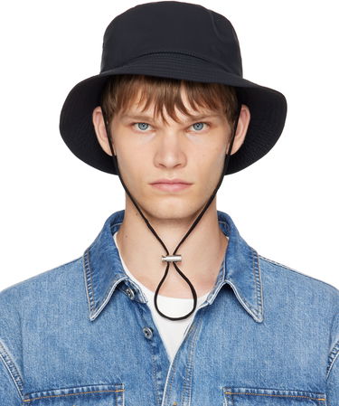 Klobuk Bottega Veneta Bottega Veneta Tech Nylon Bucket Hat Črna | 836051V5O301000, 0