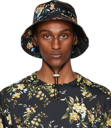 Klobuk Erdem Floral Print Bucket Hat Črna | MF22_1497MF22_1497, 0