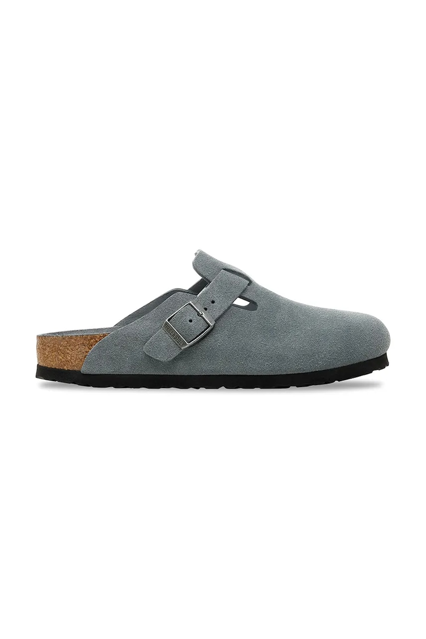 Superge in čevlji Birkenstock Birkenstock Boston Suede Clogs Siva | 1030874, 0