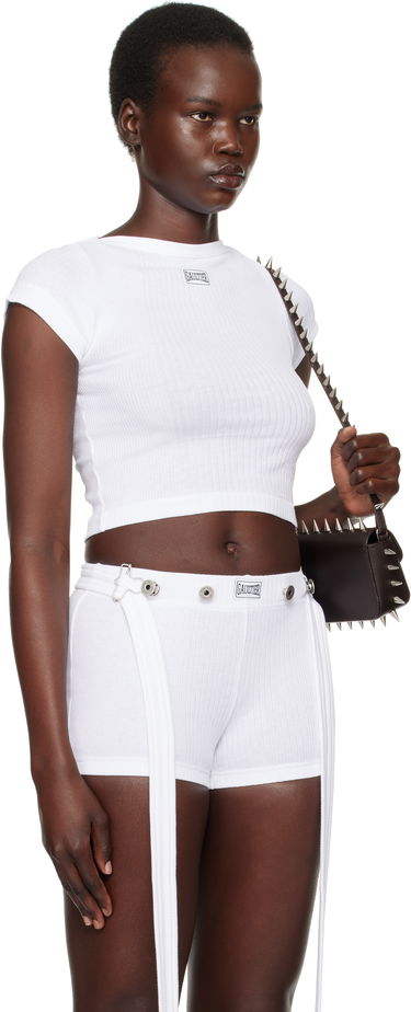 Krop-top Jean Paul Gaultier Jean Paul Gaultier 'The Patch' Crop Top Bela | 25/33-F-TS105P-J054-01, 1