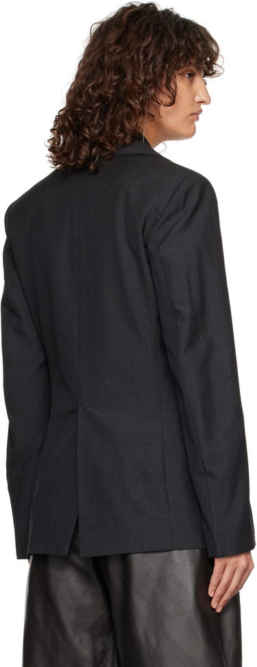 Jakna LEMAIRE LEMAIRE Single-Breasted Fitted Blazer Črna | JA1048 LF414, 2