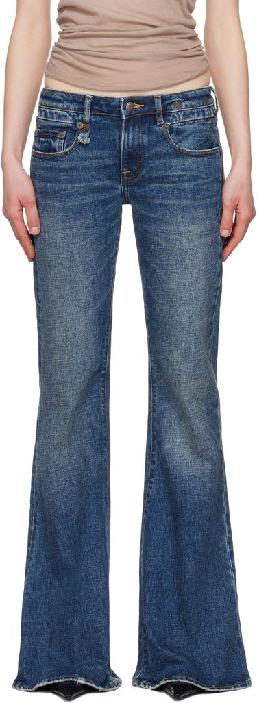 Kavbojke R13 R13 Overflow Boy Flare Jeans Modra | R13WD142-D275A, 0
