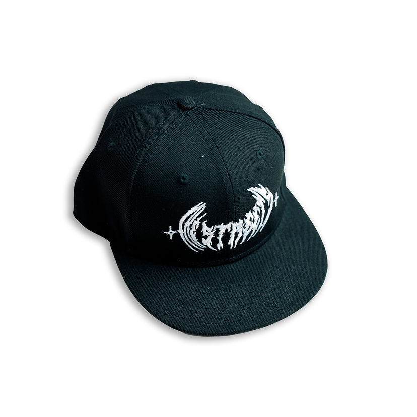 Kapa The Streets The Streets Moon Flat-brim Cap Črna | STRTSMOONCP