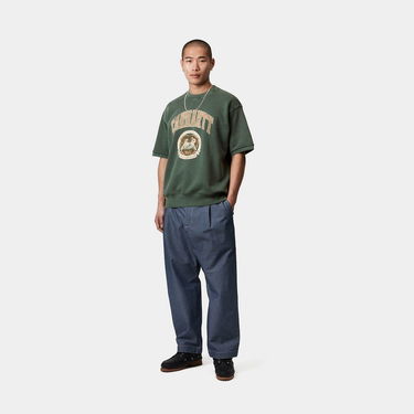 Pleteni pulover Carhartt WIP Carhartt WIP Library Short Sleeve Sweatshirt Zelena | I034727_9, 1