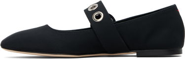 Nega čevljev Aeyde Aeyde Uma Eyelet Mary-Jane Ballerina Flats Črna | A11-FL-RKLS08FL159-SS25-800-069, 2